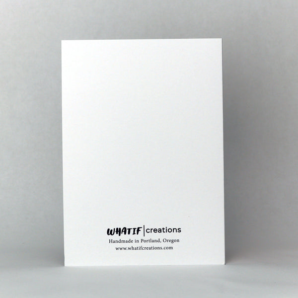 Alpacapoodle 5x7" Greeting Card - Whatif Creations