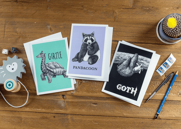 Alpacapoodle 5x7" Greeting Card - Whatif Creations