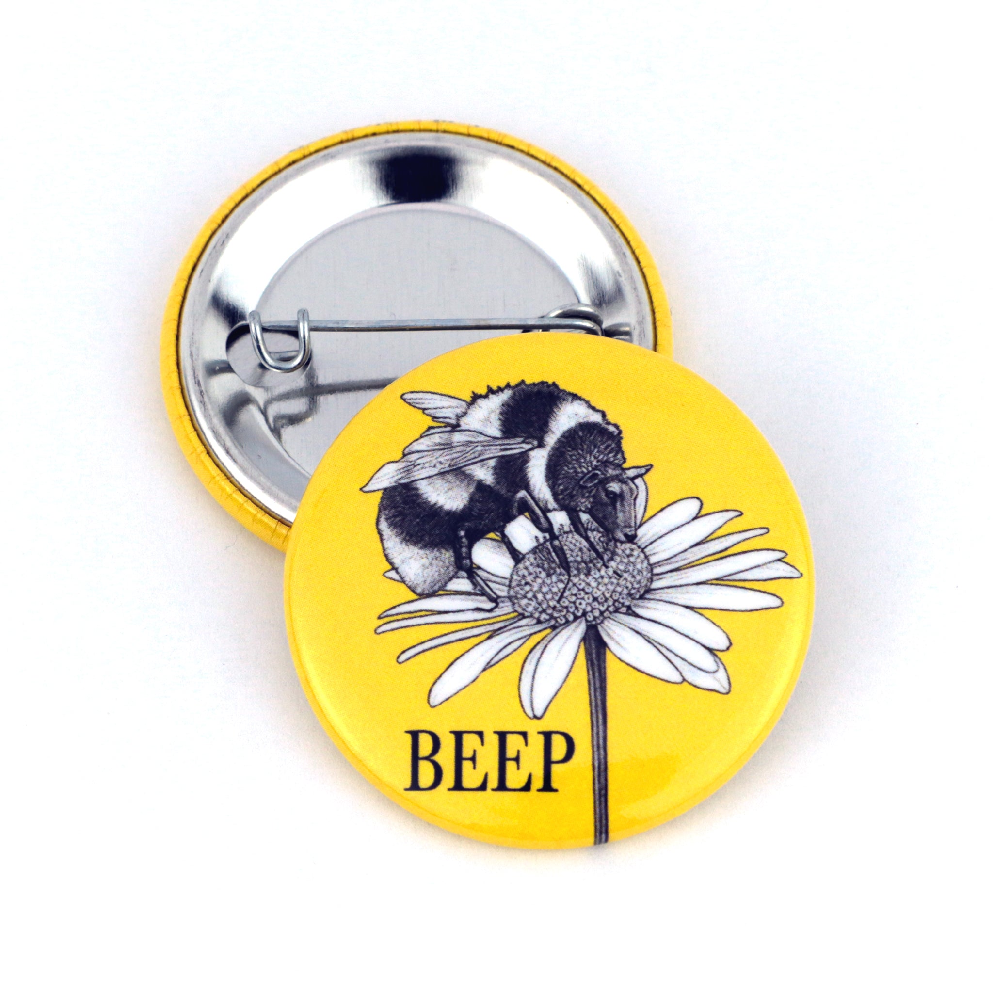 Beep | Bee + Sheep Hybrid Animal | 1.5" Pinback Button