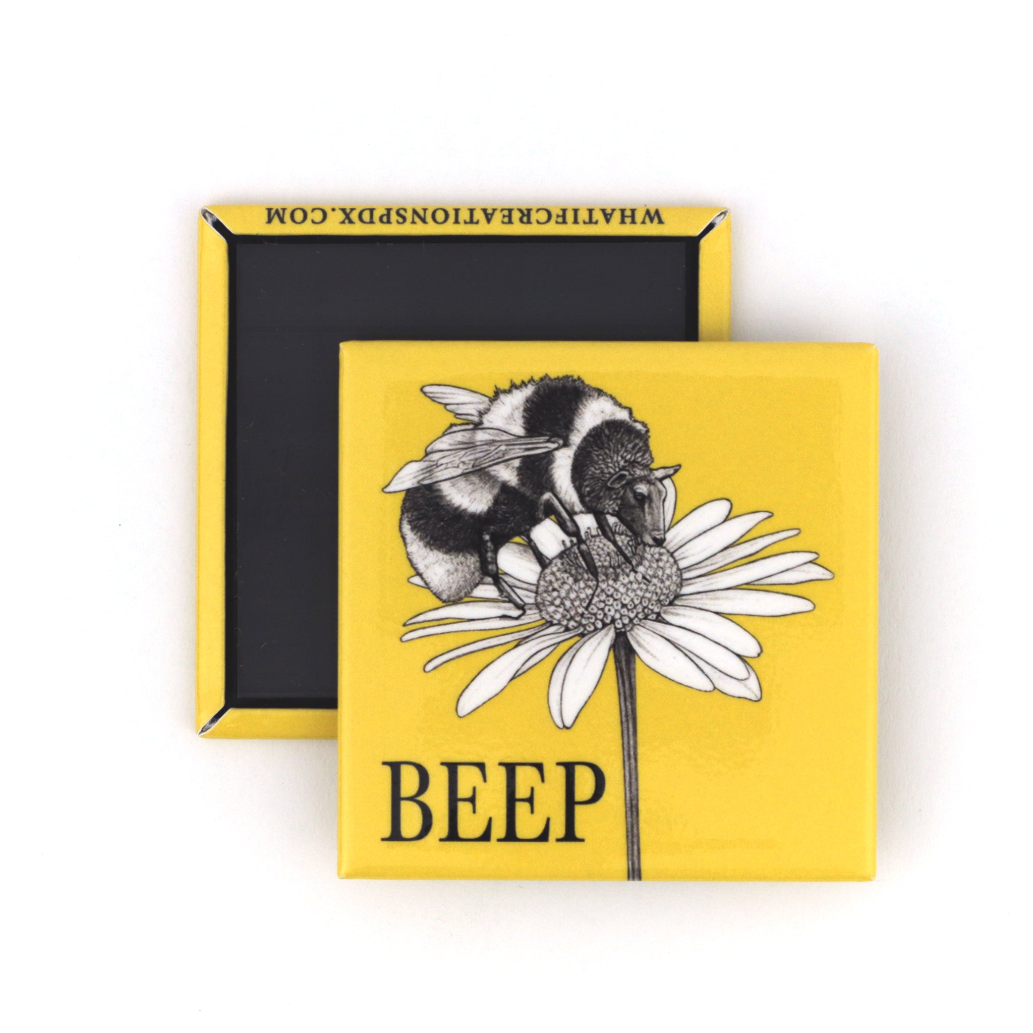 Beep | Bee + Sheep Hybrid Animal | 2" Fridge Magnet