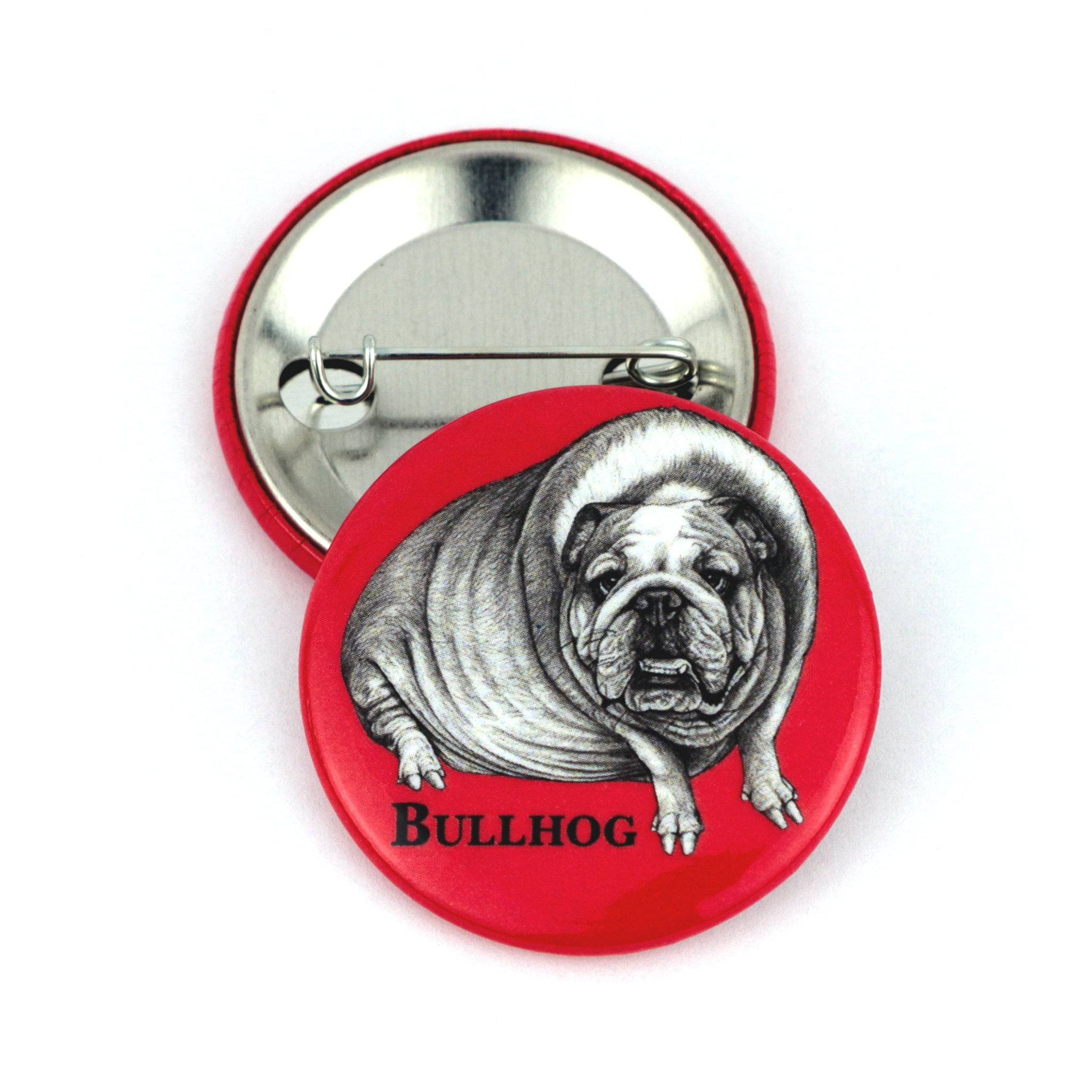 Bullhog | English Bulldog + Hog Hybrid Animal | 1.5" Pinback Button