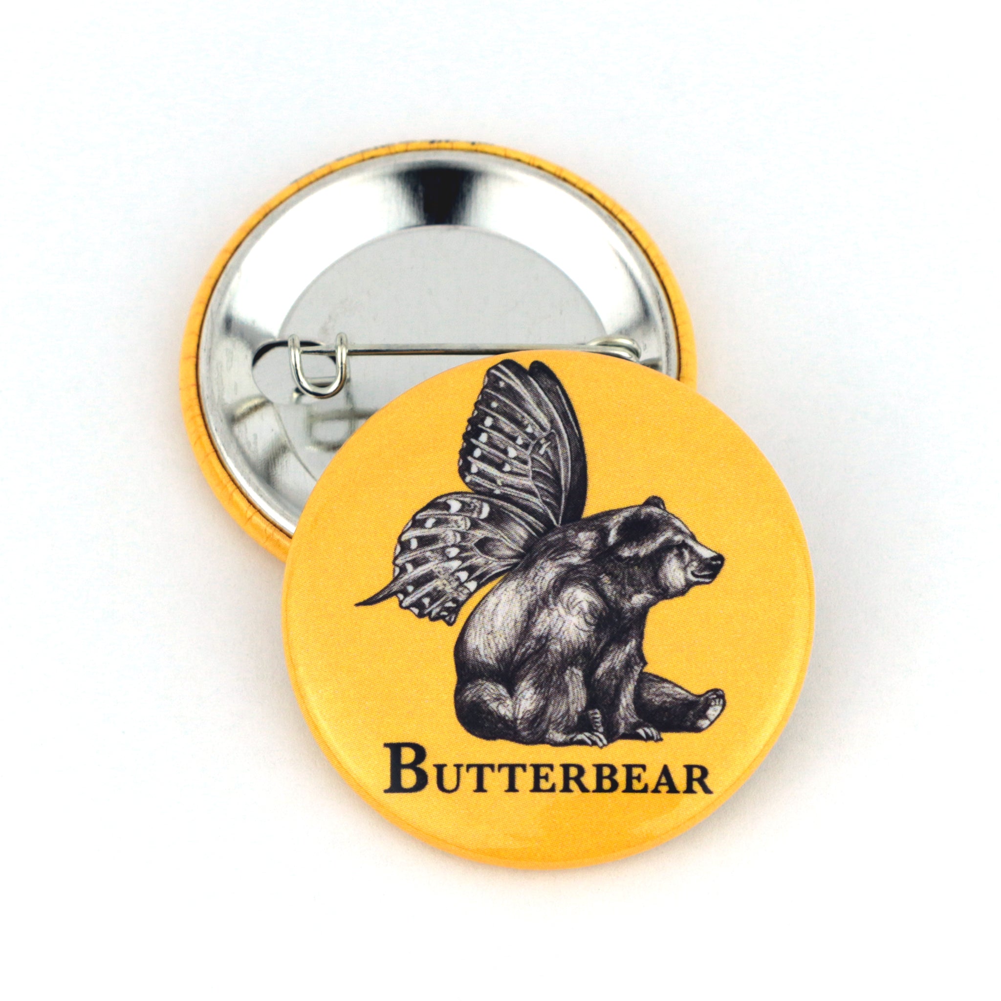 Butterbear | Butterfly + Bear Hybrid Animal | 1.5" Pinback Button
