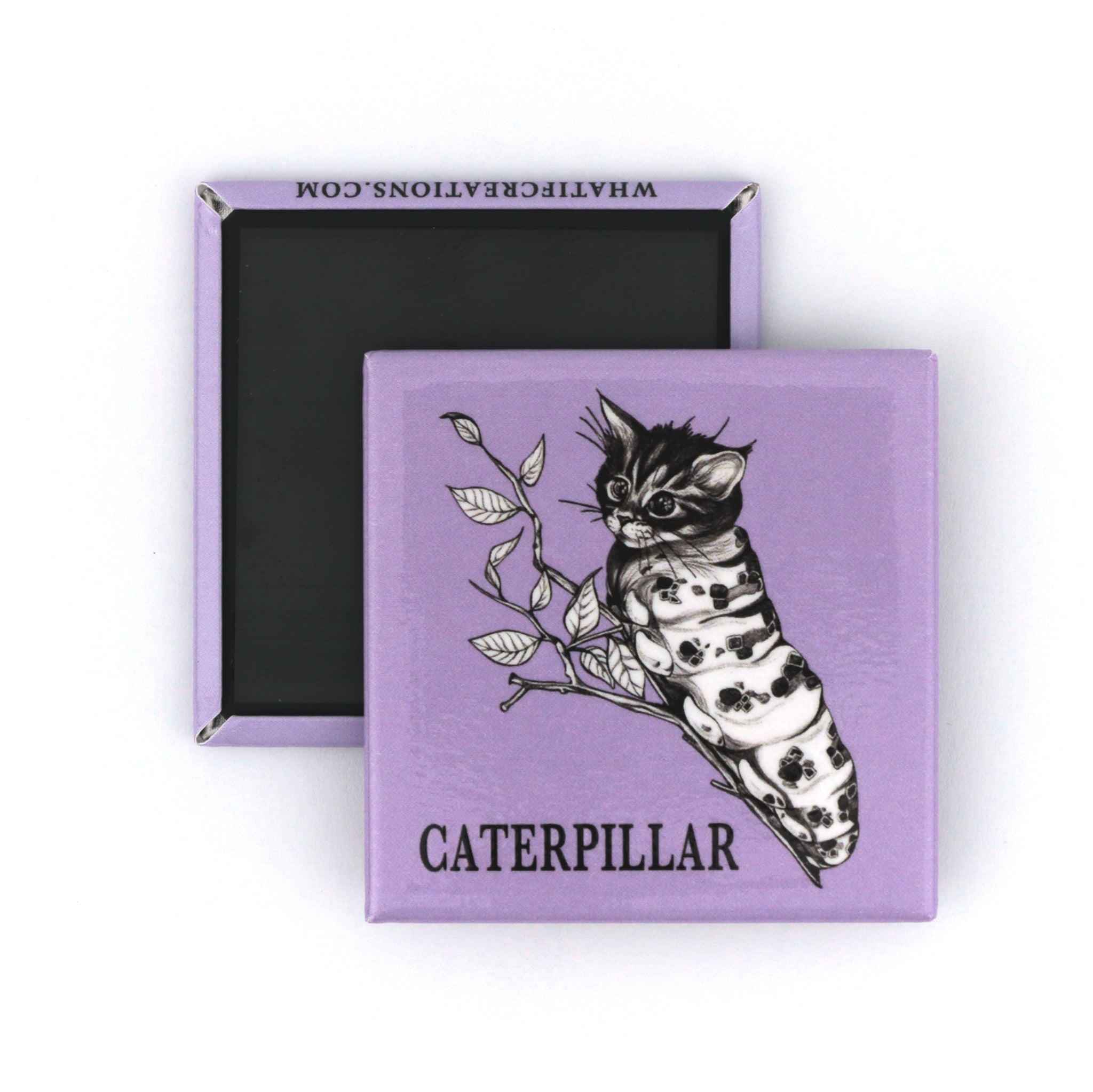 Caterpillar | Cat + Caterpillar Hybrid Animal | 2" Fridge Magnet