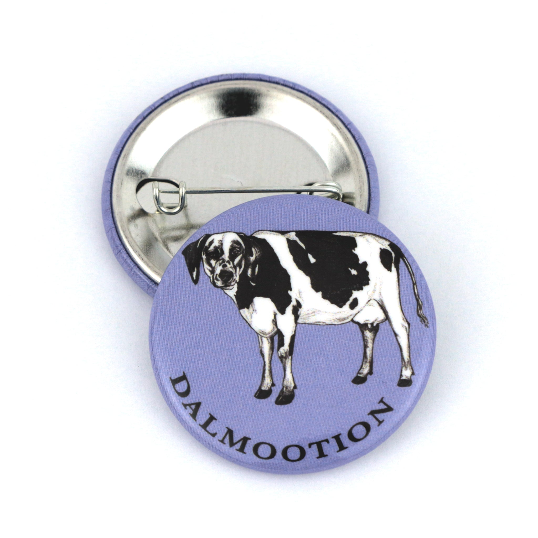 Dalmootion | Dalmatian + Cow Hybrid Animal | 1.5" Pinback Button