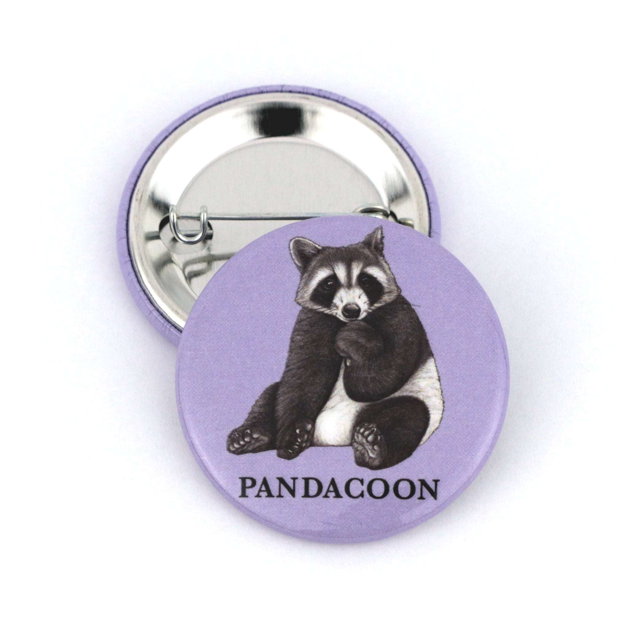 Pandacoon | Panda + Raccoon Hybrid Animal | 1.5" Pinback Button