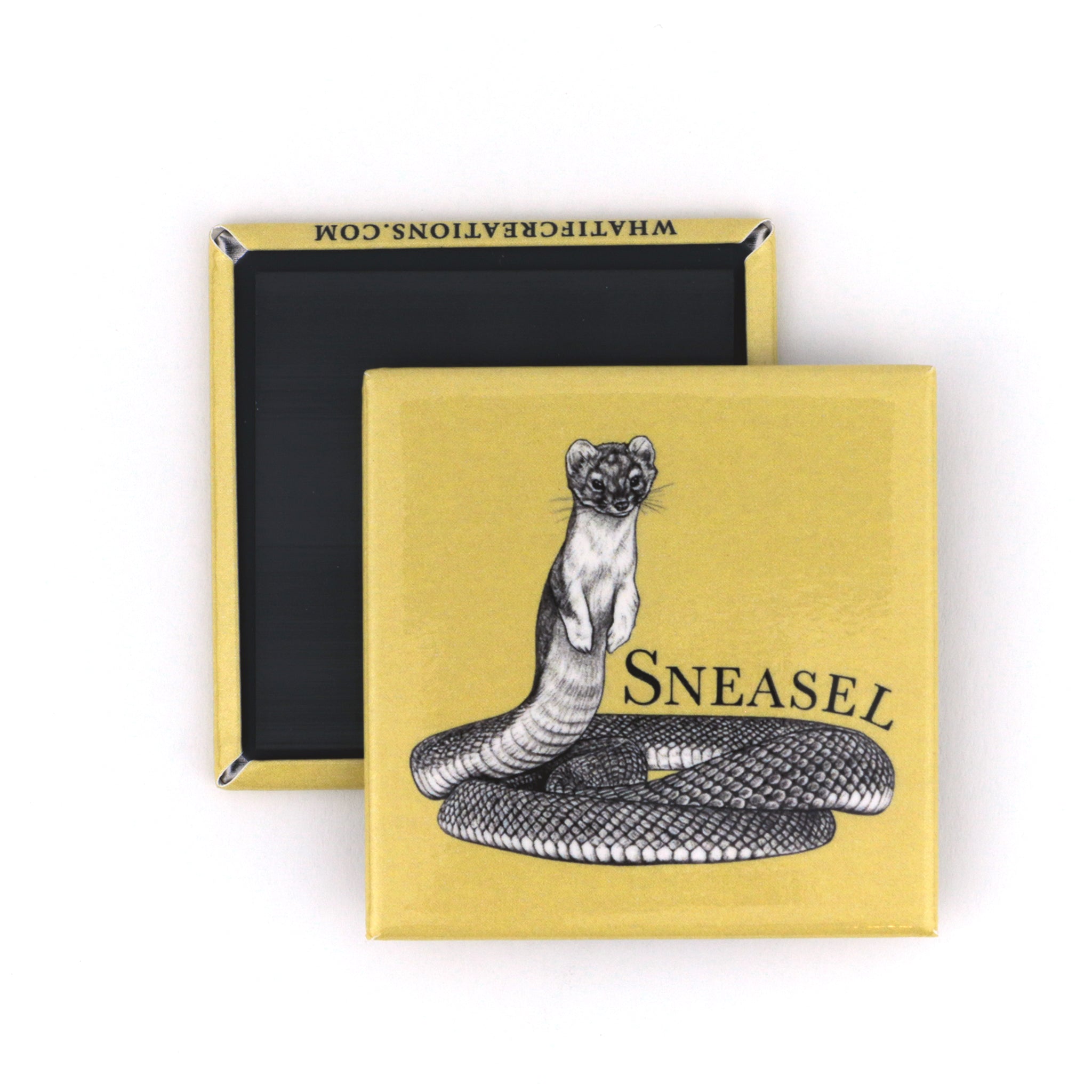 Sneasel | Snake + Weasel Hybrid Animal | 2" Fridge Magnet