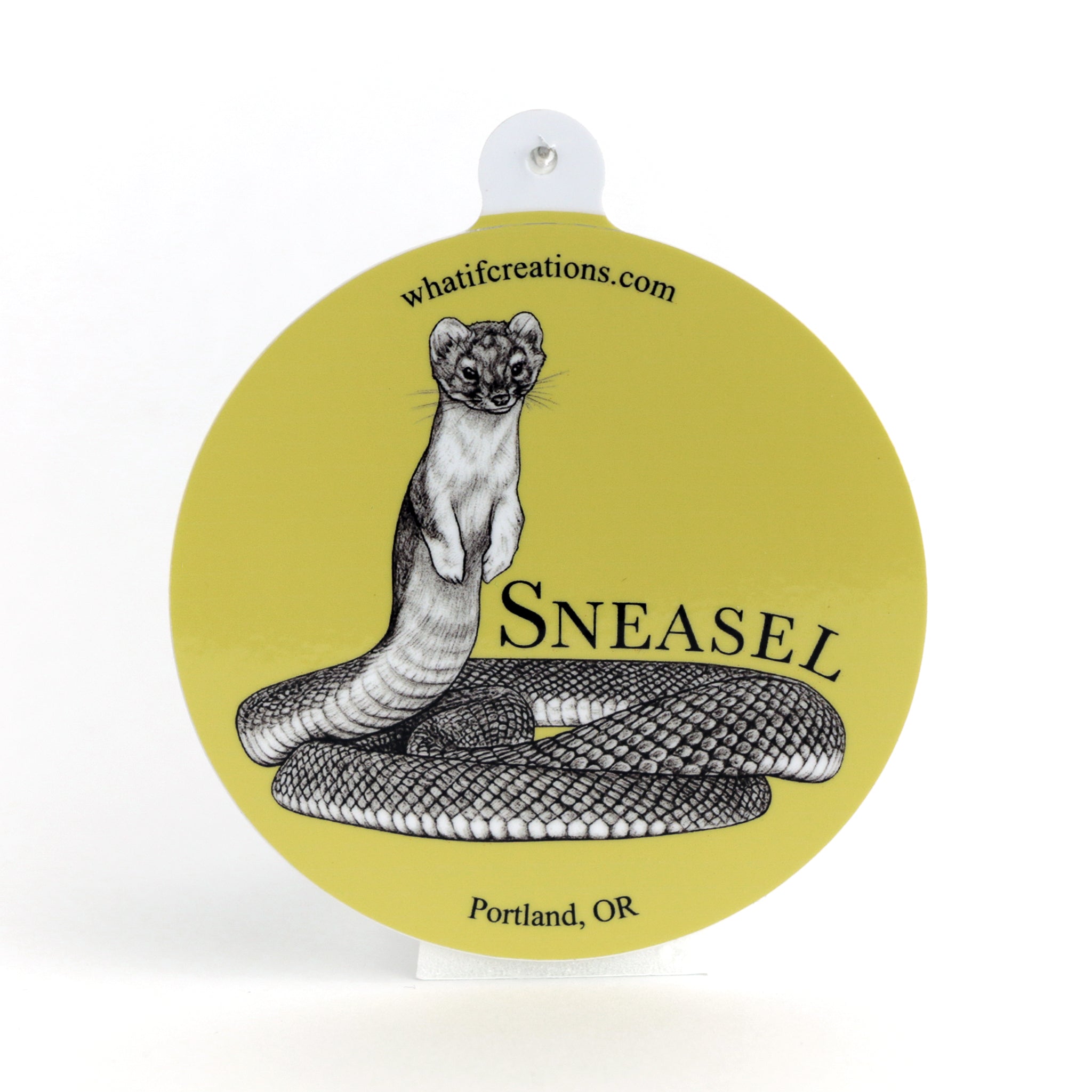 Sneasel | Snake + Weasel Hybrid Animal | 3" Vinyl Sticker