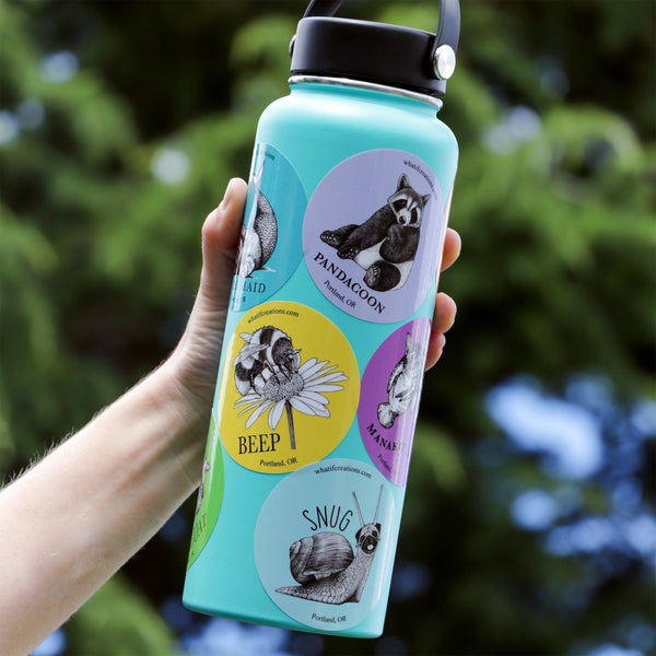 Caterpillar 3" Vinyl Sticker - Whatif Creations