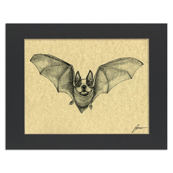 Batson Terrier 11x14" Parchment Print - Whatif Creations