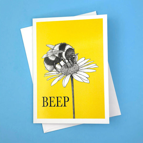 Beep 5x7" Greeting Card - Whatif Creations