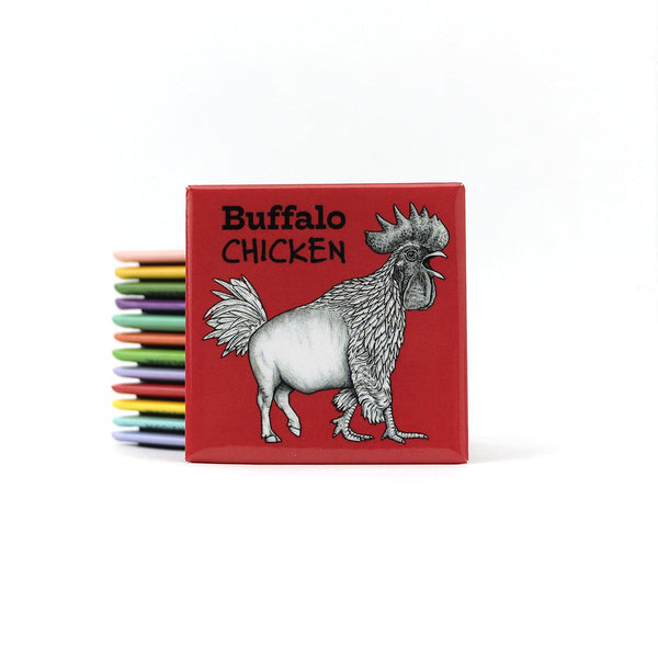 Buffalo Chicken 2" Fridge Magnet - Whatif Creations