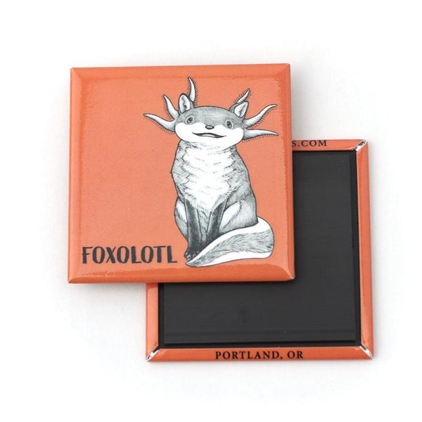 Foxolotl 2" Fridge Magnet - Whatif Creations