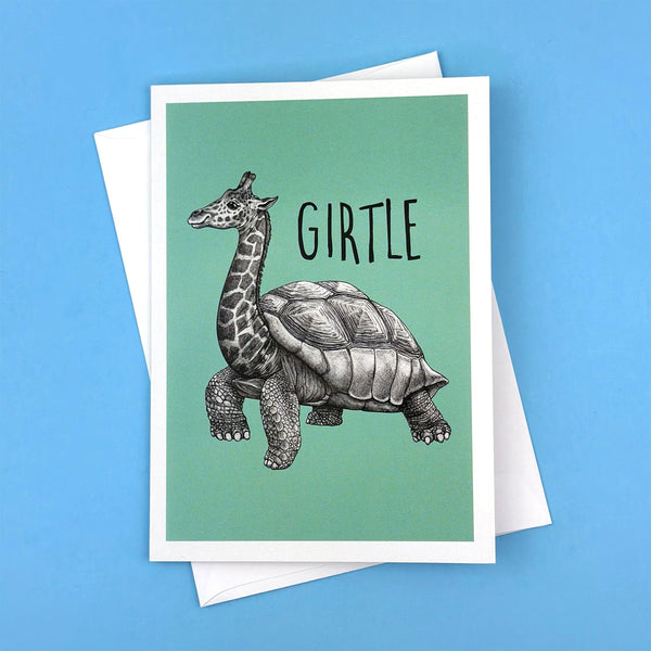 Girtle 5x7" Greeting Card - Whatif Creations