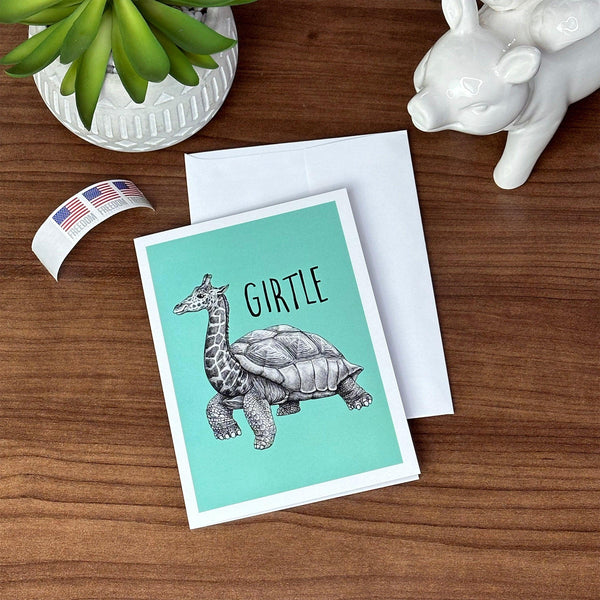 Girtle 5x7" Greeting Card - Whatif Creations