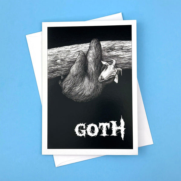 Goth 5x7" Greeting Card - Whatif Creations