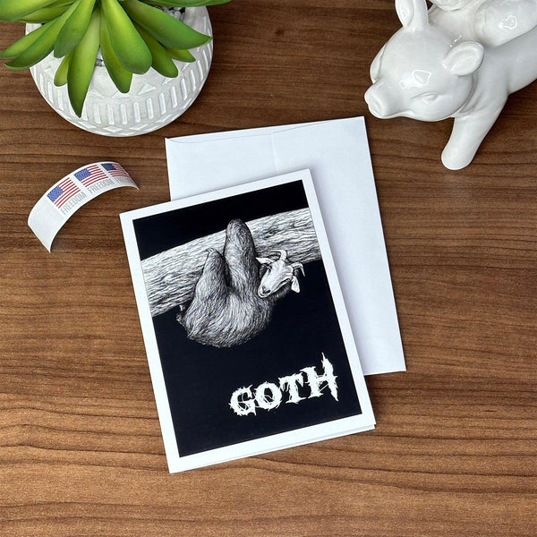 Goth 5x7" Greeting Card - Whatif Creations