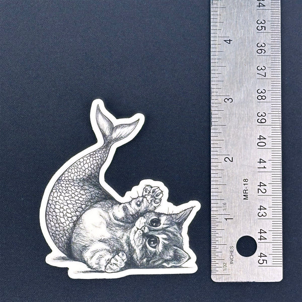 Purrmaid 3" Temporary Tattoo