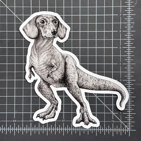 Doxisaurus 7" Die-Cut Vinyl Sticker - Whatif Creations