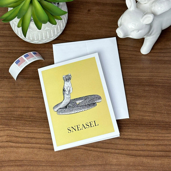 Sneasel 5x7" Greeting Card - Whatif Creations