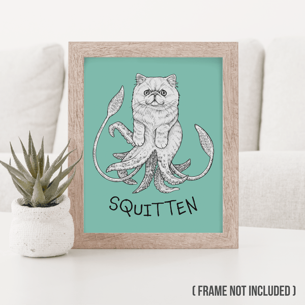 Squitten 8x10" Color Print - Whatif Creations