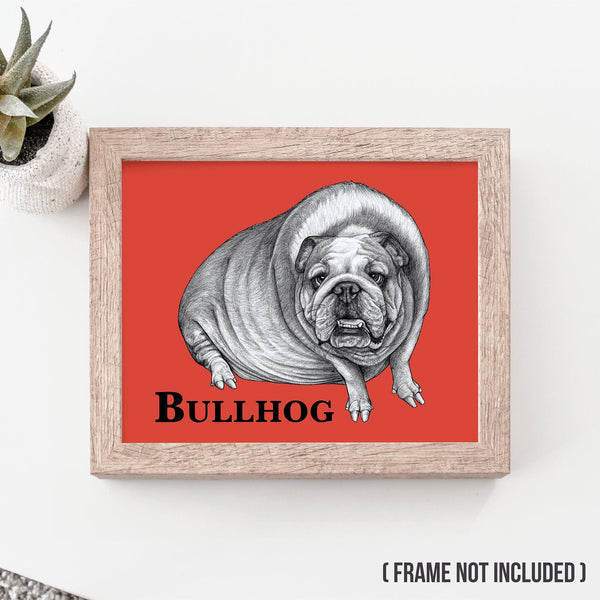 Bullhog 8x10" Color Print - Whatif Creations