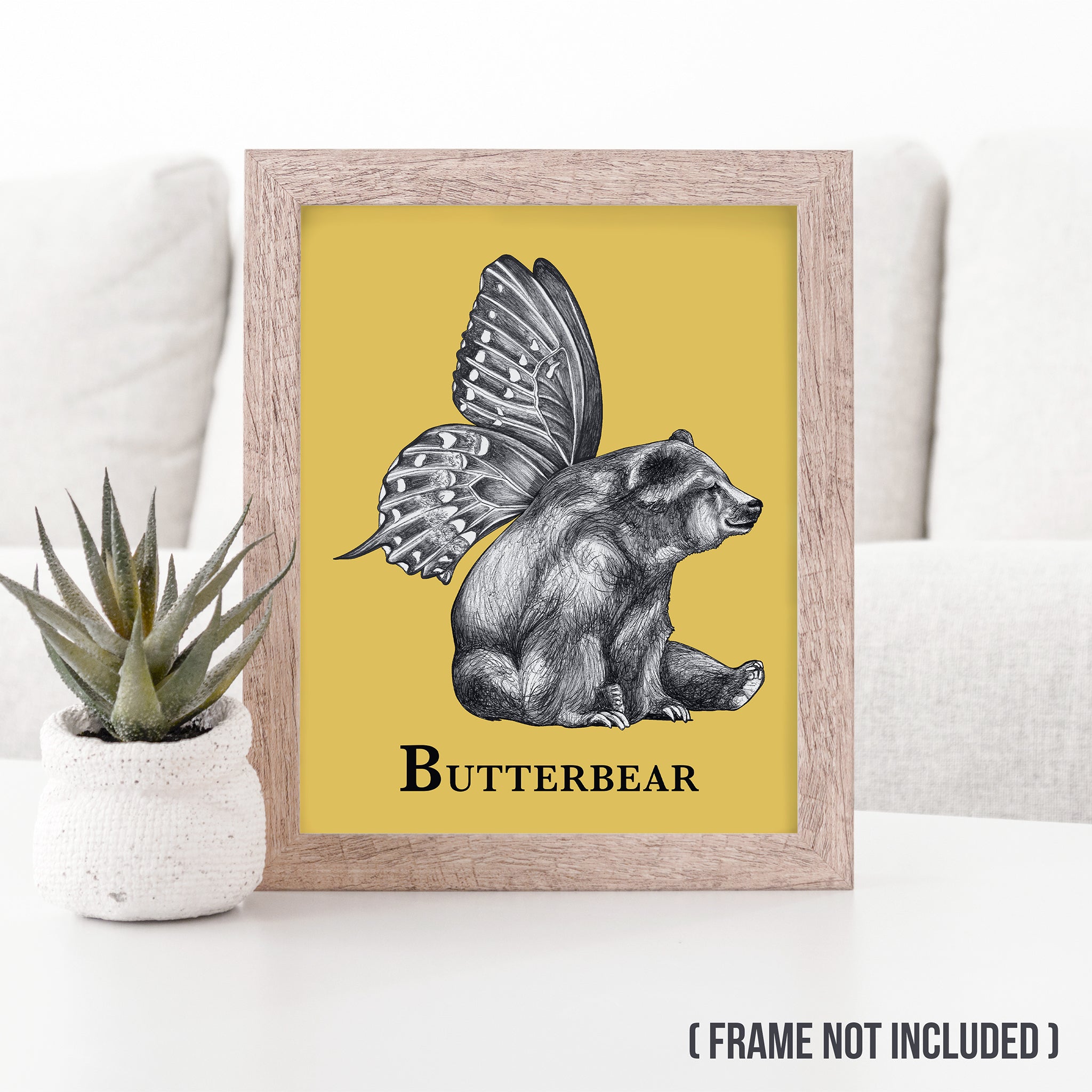 Butterbear 8x10" Color Print