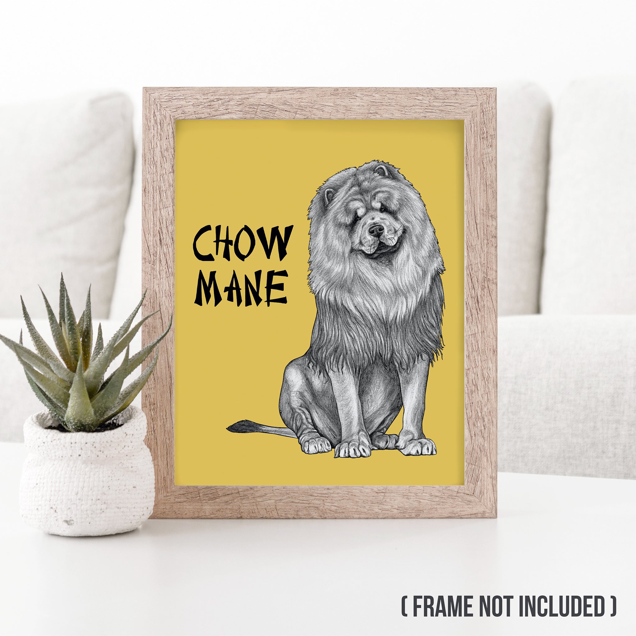 Chow Mane 8x10" Art Print