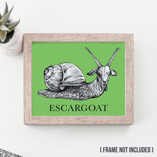Escargoat 8x10" Color Print - Whatif Creations