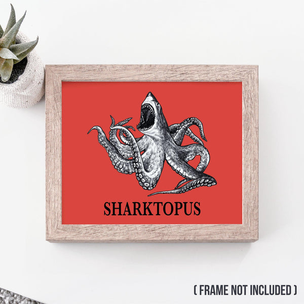 Sharktopus 8x10" Color Print - Whatif Creations