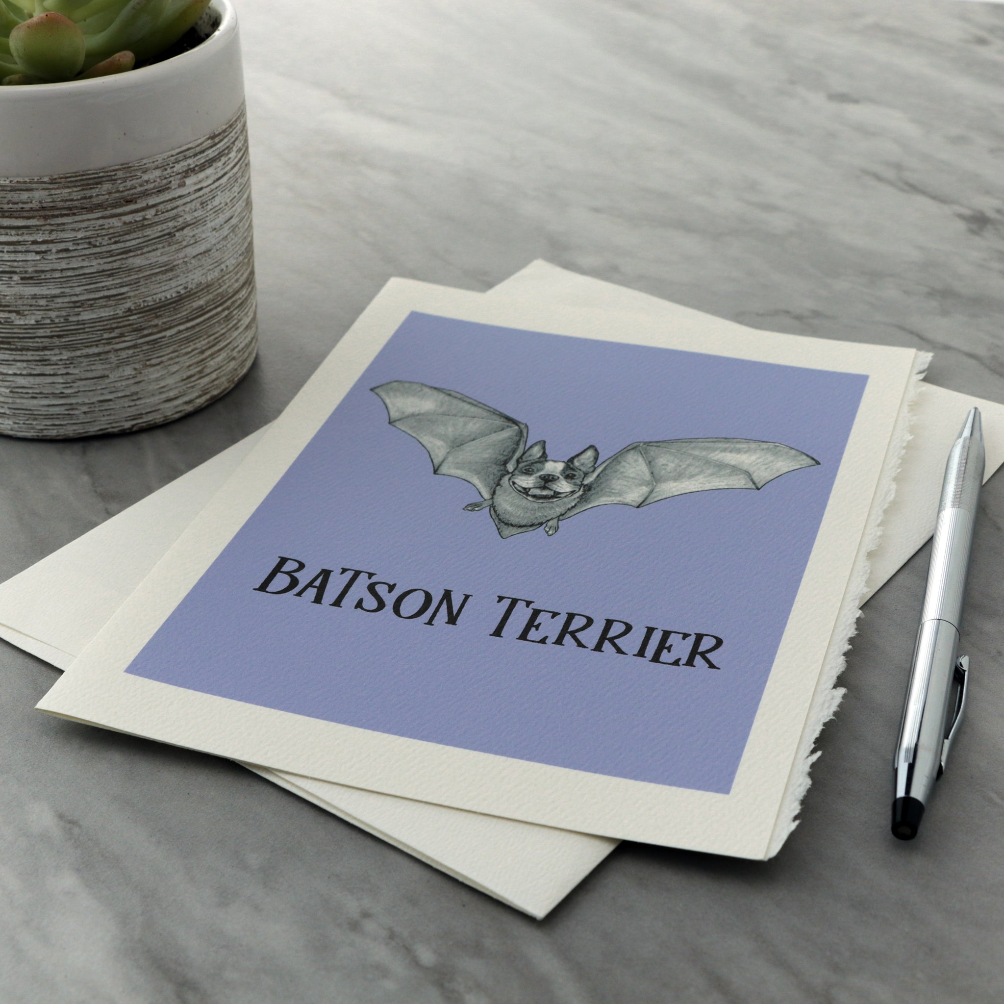 Batson Terrier 5x7" Greeting Card