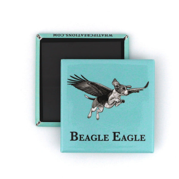 Beagle Eagle 2" Fridge Magnet - Whatif Creations