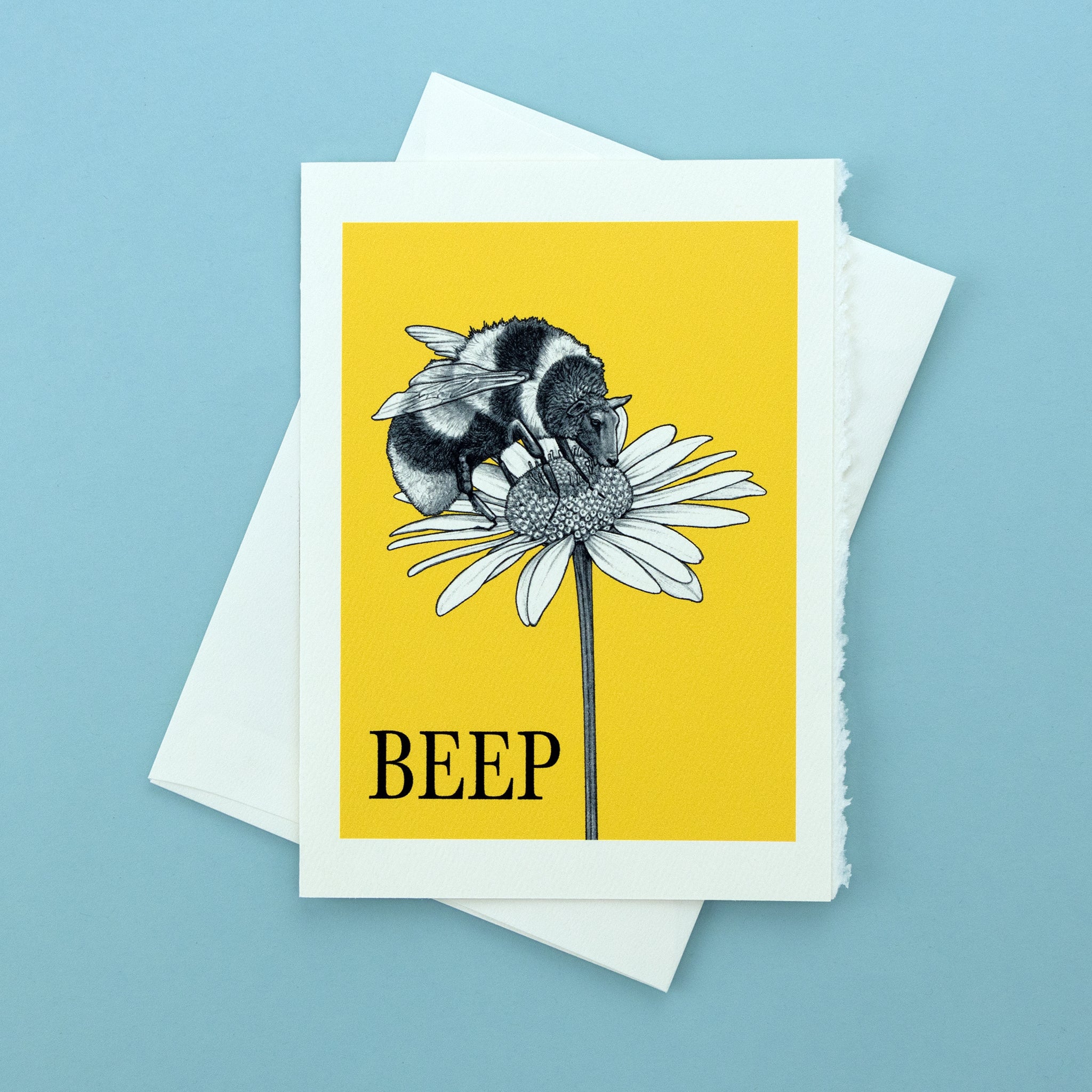 Beep 5x7" Greeting Card