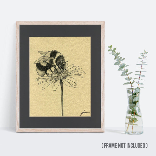 Beep 11x14" Parchment Print - Whatif Creations