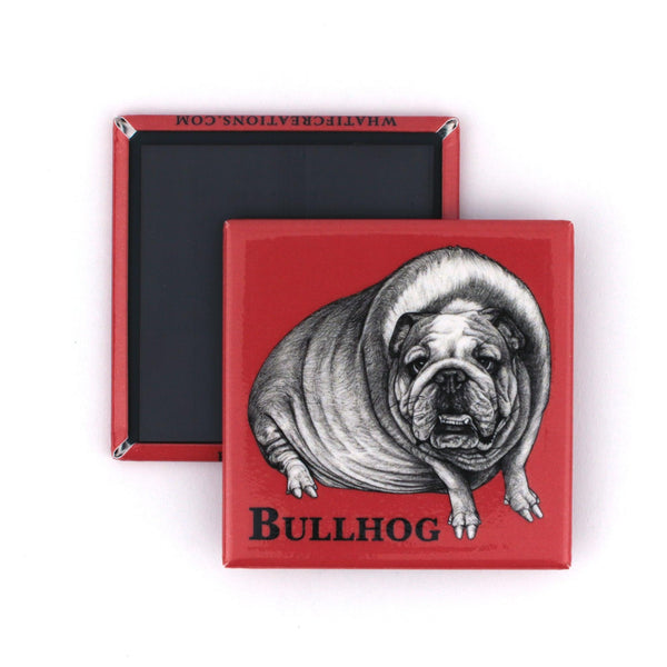 Bullhog 2" Fridge Magnet - Whatif Creations