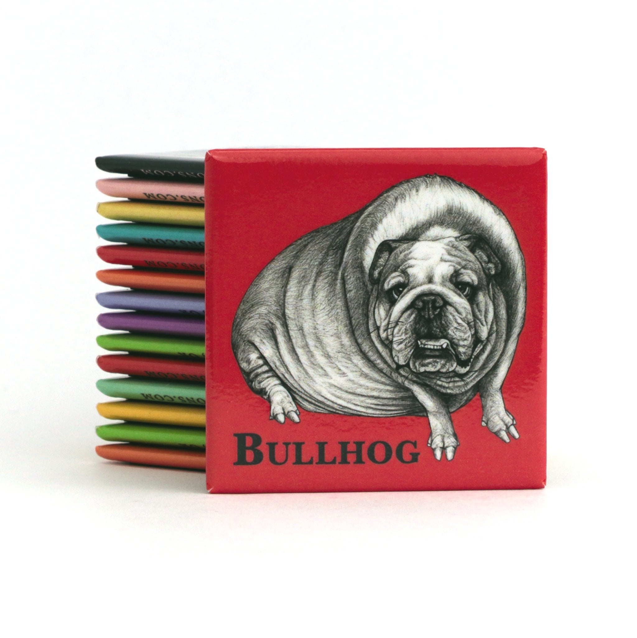 Bullhog 2" Fridge Magnet
