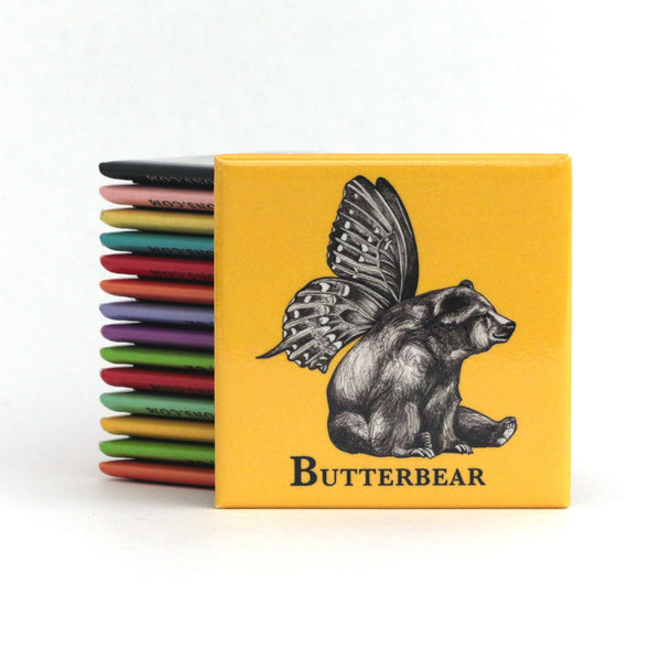 Butterbear 2" Fridge Magnet - Whatif Creations