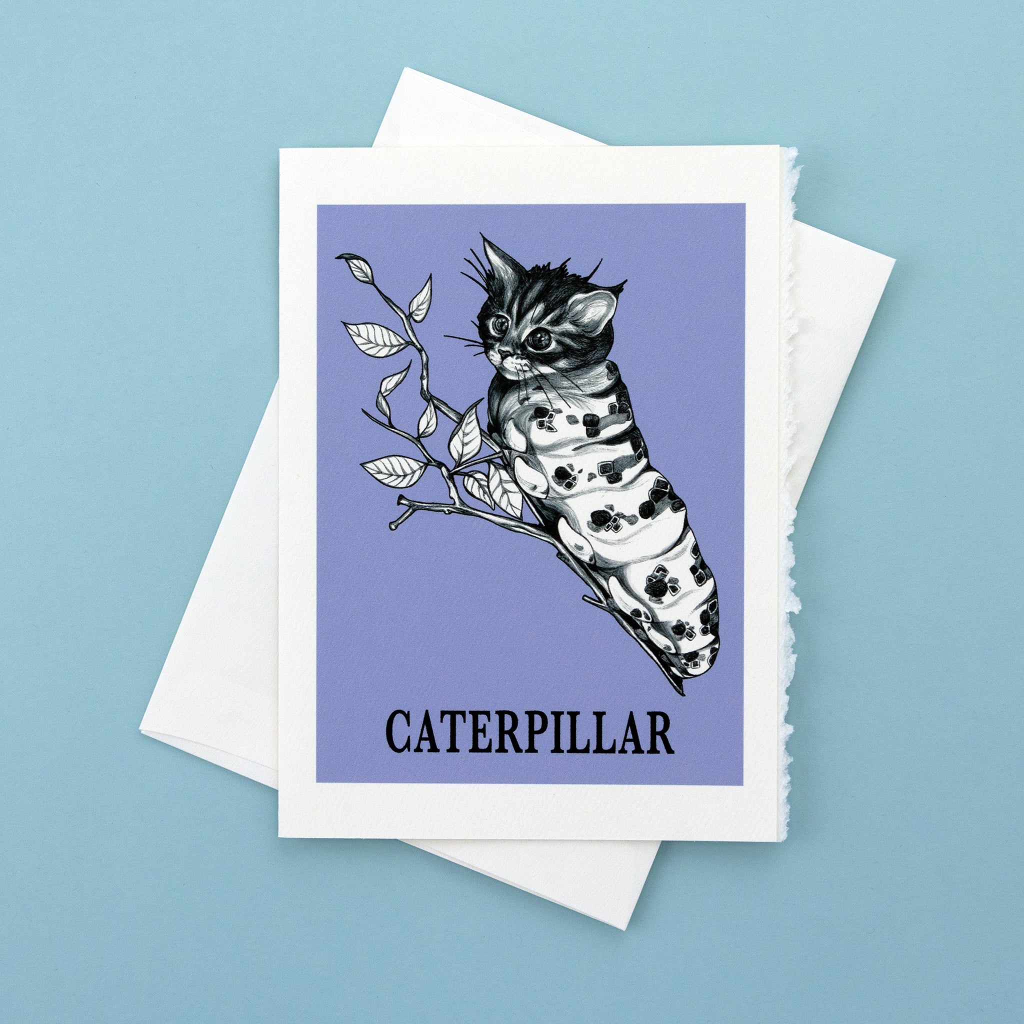 Caterpillar 5x7" Greeting Card