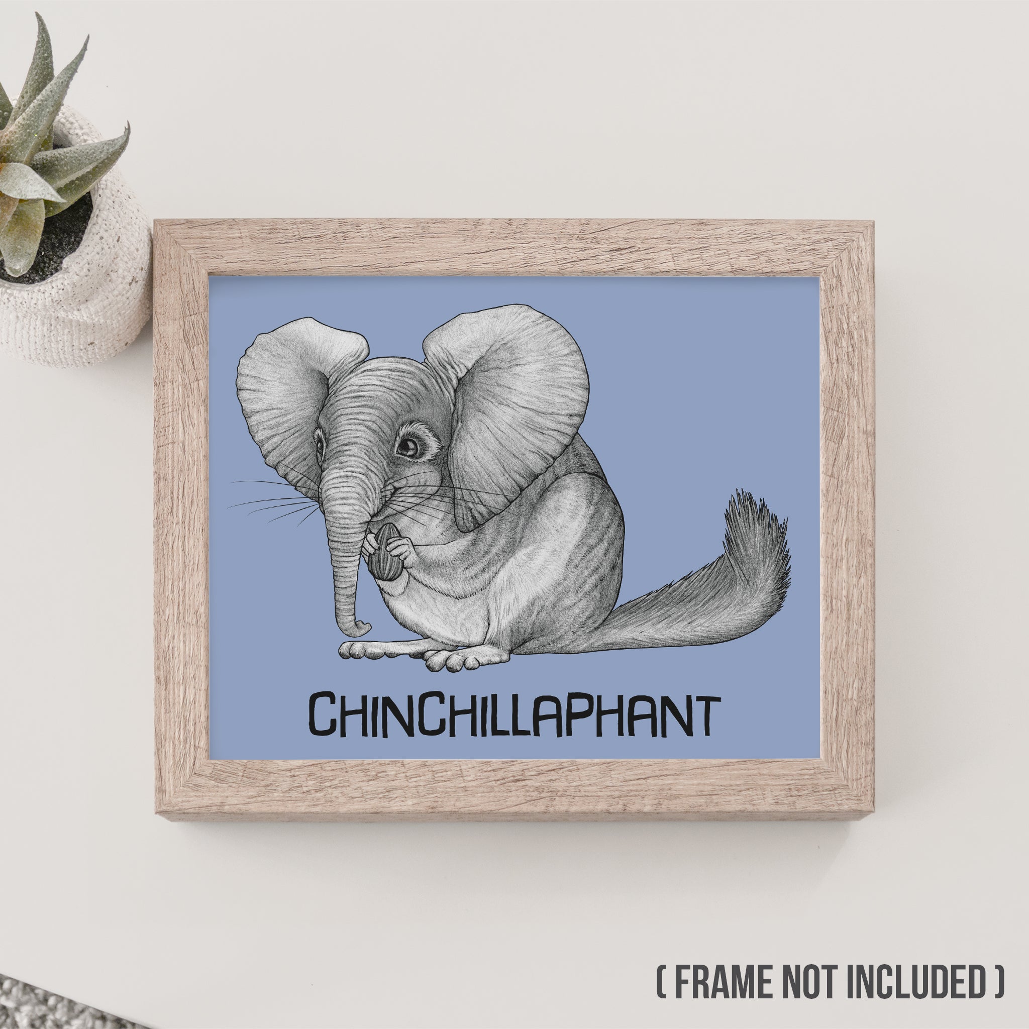 Chinchillaphant 8x10" Art Print