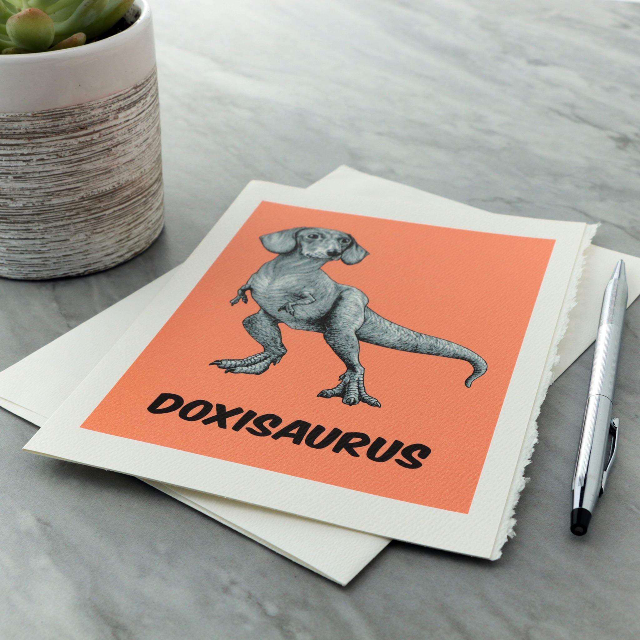 Doxisaurus 5x7" Greeting Card