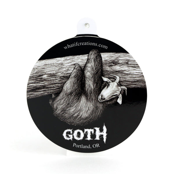 Goth 3" Vinyl Sticker - Whatif Creations