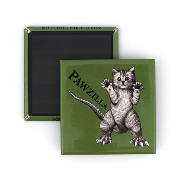 Pawzilla 2" Fridge Magnet - Whatif Creations