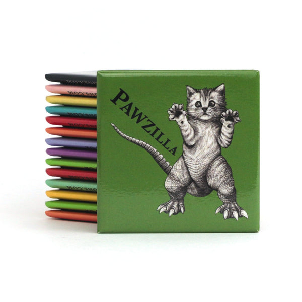 Pawzilla 2" Fridge Magnet - Whatif Creations