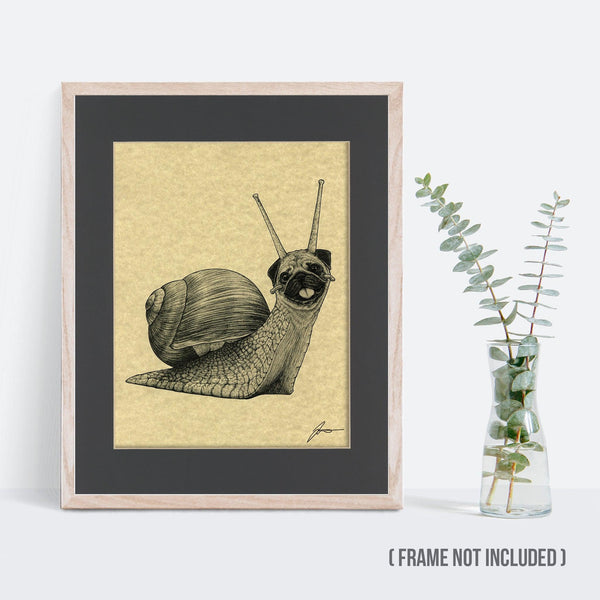 Snug 11x14" Parchment Print - Whatif Creations