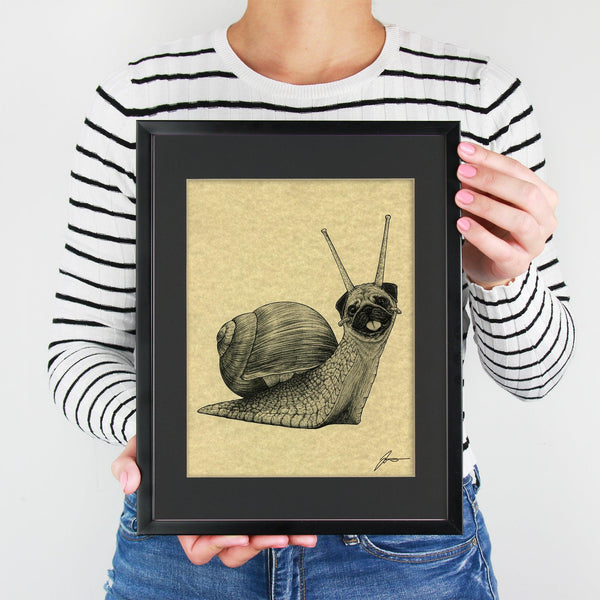 Snug 11x14" Parchment Print - Whatif Creations